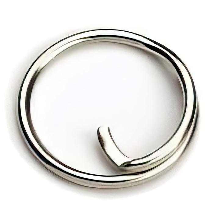 G-Ring 28mm Split Rings / Key Rings Nickel Plated