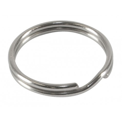 Split Ring/Key Ring  Round Wire Nickel Plated